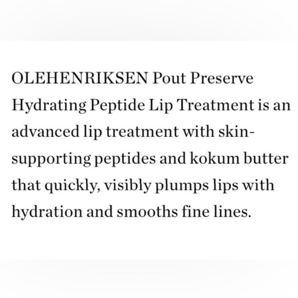 OleHendriksen Glimmer Pout Preserve Hydrating Peptide Lip Treatment Strawberry - Picture 4 of 11